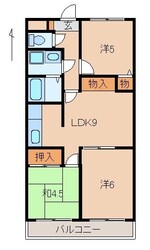 メゾンかんのんじの物件間取画像